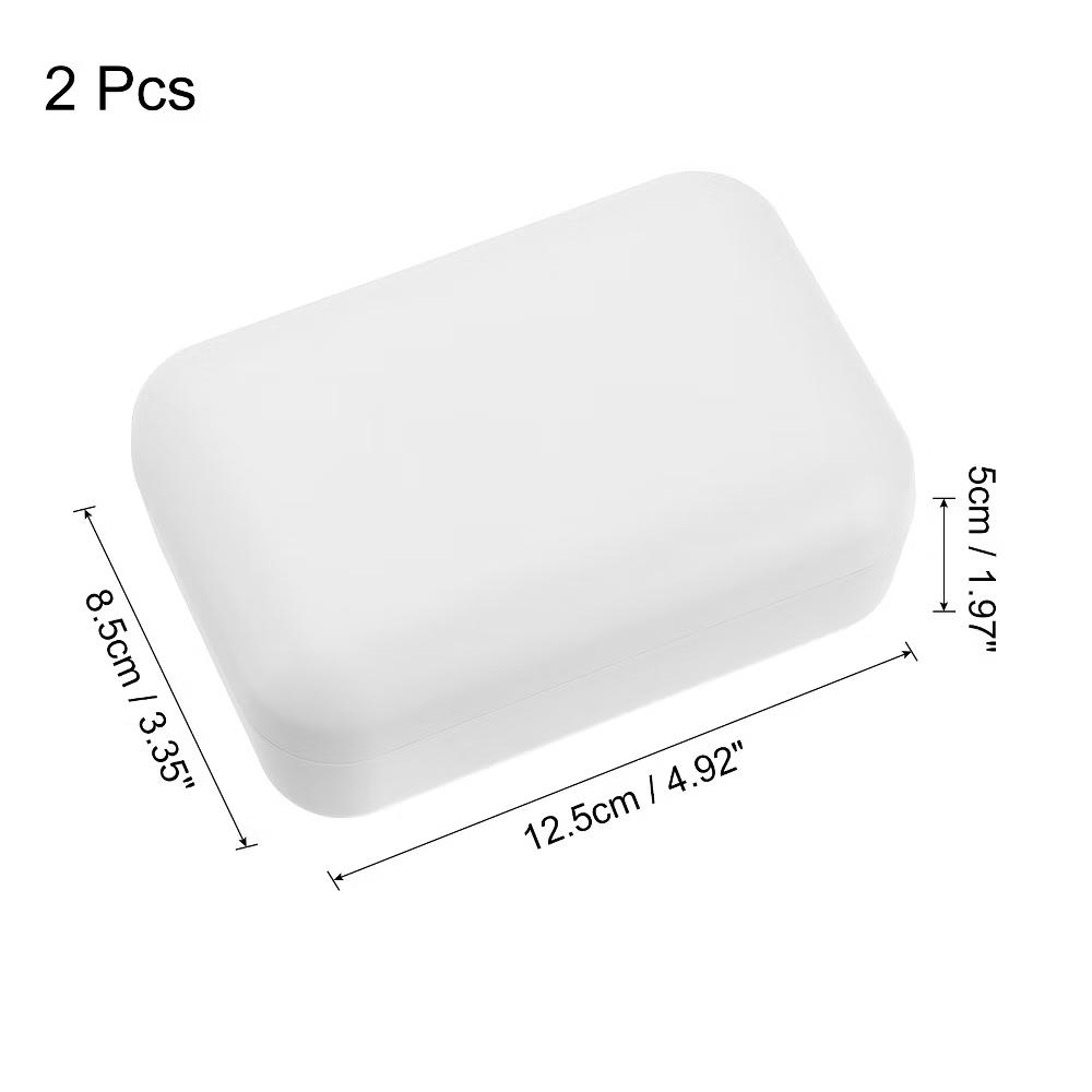 Bamboo Fiber Self-Draining Soap Holder with Lid - Image 19