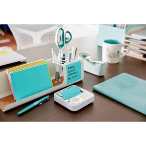 5pk 3" 3" Pop-Up Notes 100 Sheets/Pad - Neon: Accordion Sticky Notes, Multicolor, Uncoated Paper, Art & Design
