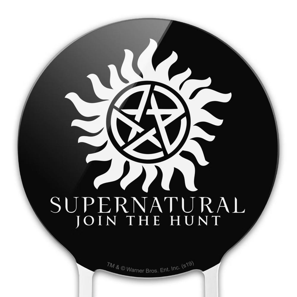 Supernatural Anti Possession Symbol Acrylic Cake Topper - Image 2