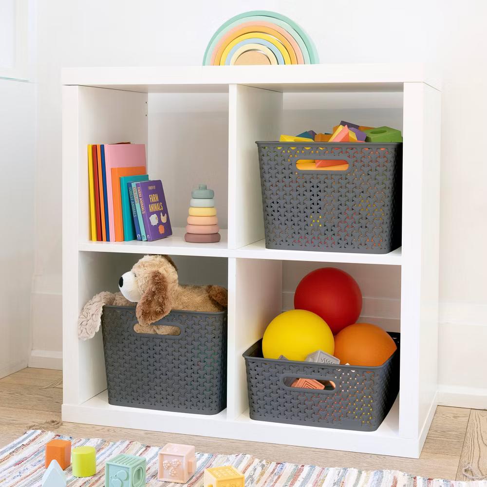 Y-Weave Large Decorative Storage Basket - Image 11