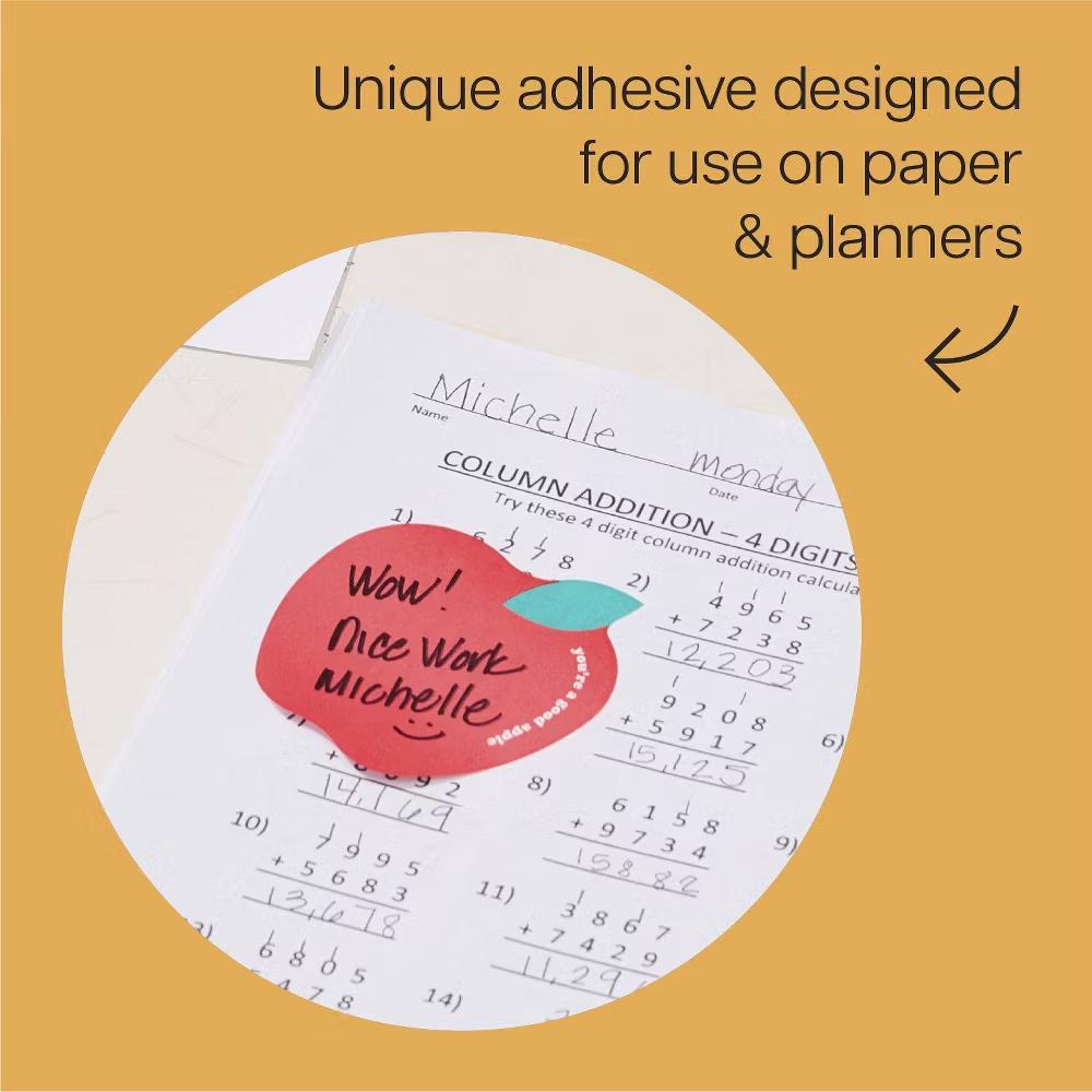 2pk 2"x2" Class Notes Pencil Smile Super Star - Image 5