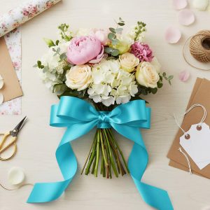Gift Wrapping, Wedding Decor, Floral Bouquets, DIY Crafts Satin Ribbon 1.5 Inch 25 Yards