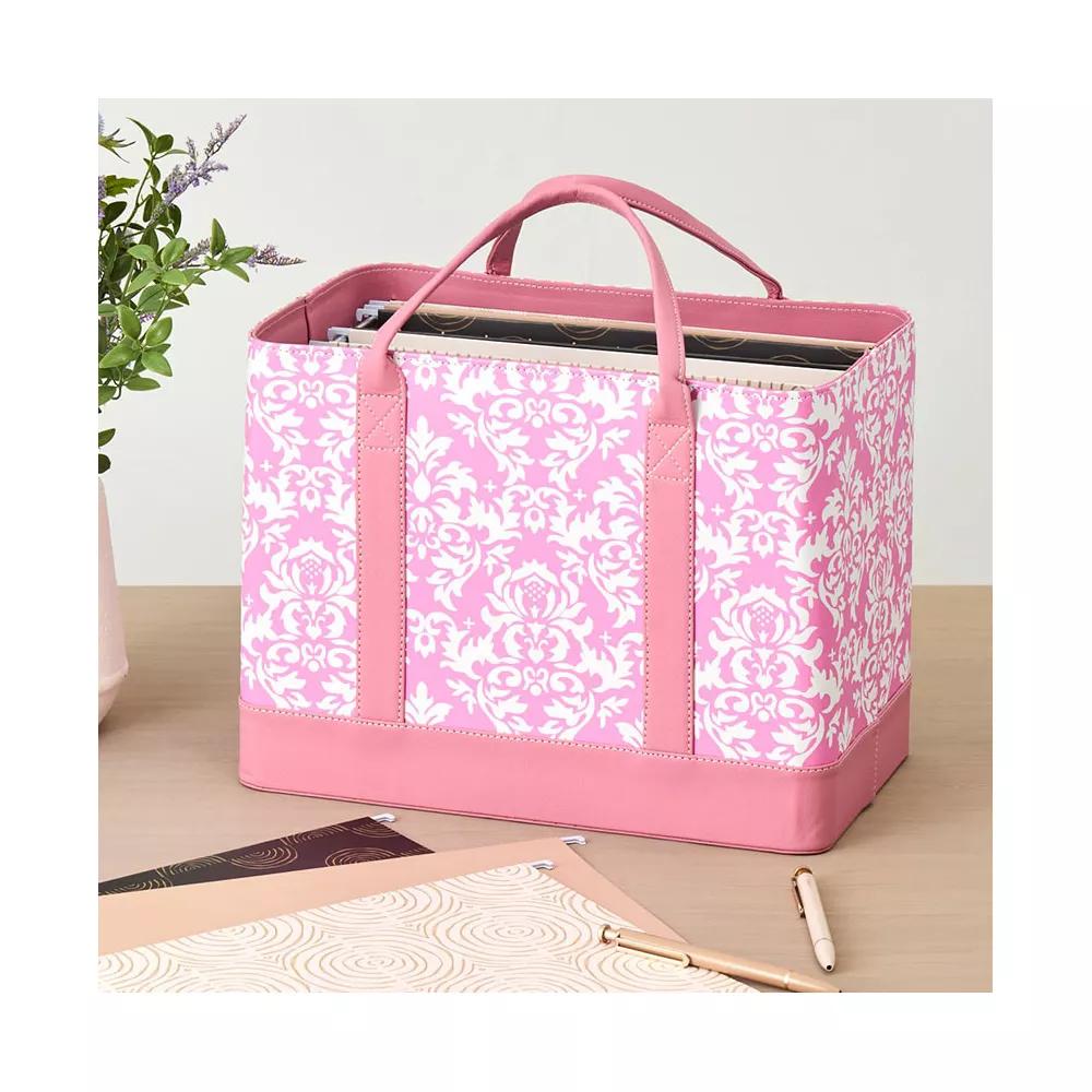 The Lakeside Collection Chic Portable File Organizer Tote for Office - Image 2
