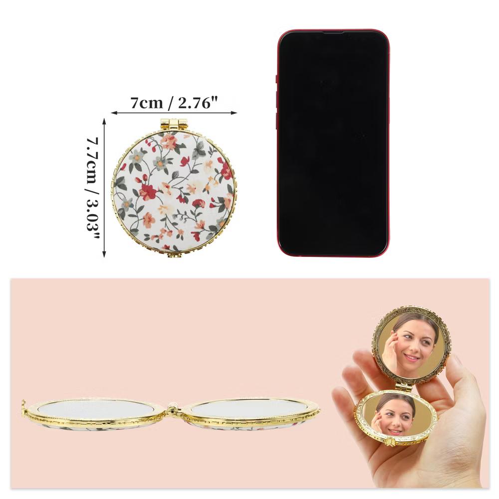 Compact Portable Round Mini Mirror for Purse 1 Pc - Image 16