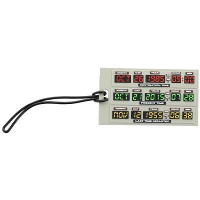 WaxOffDesigns Back to the Future 2.5" 4.25" PVC Luggage Tag