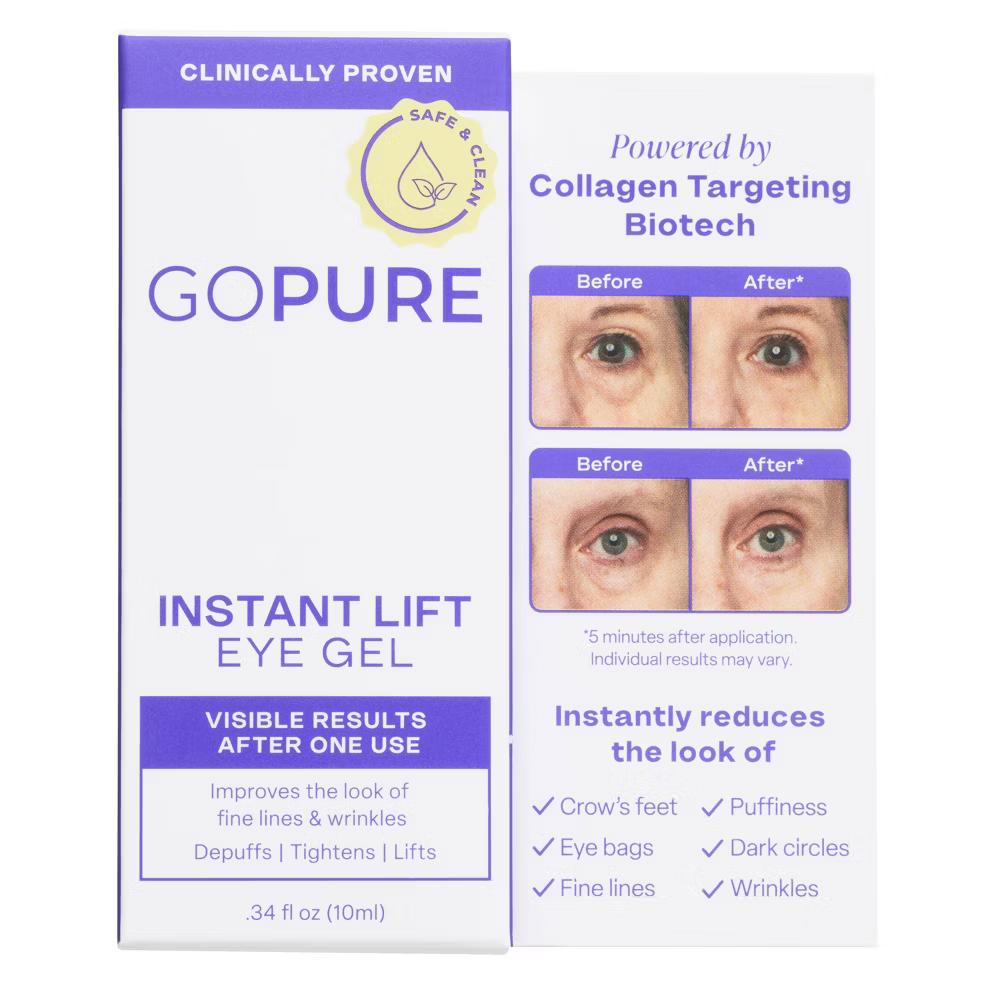 goPure Instant Eye Lift Gel - 0.34oz - Image 8