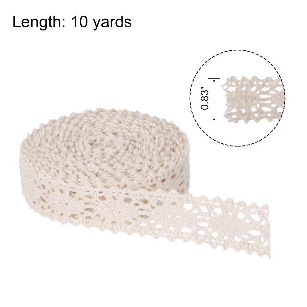 Cotton Lace Ribbon Lace Beige - Image 2