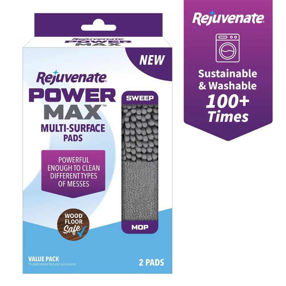 Rejuvenate PowerMax Microfiber Cleaning Pads Mop - 2ct - Image 3
