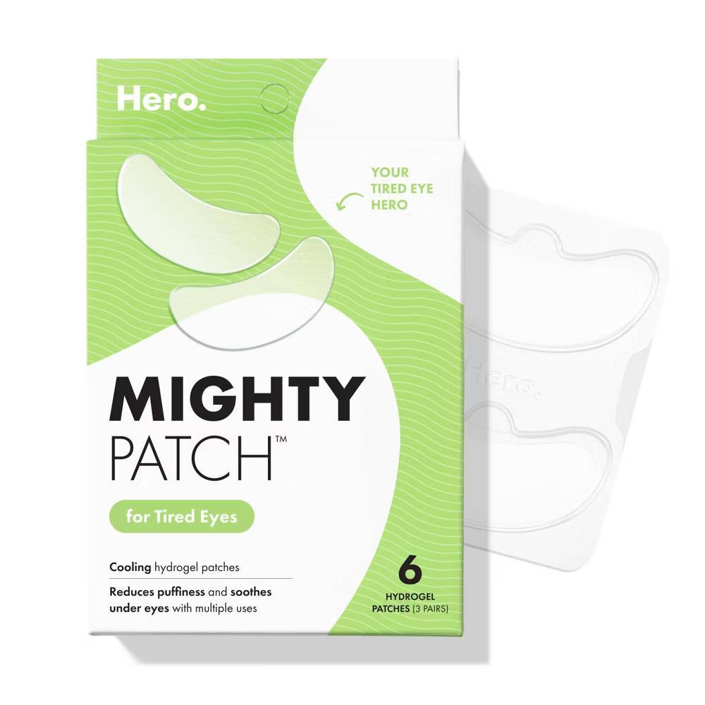Hero Mighty Patch for Tired Eyes - 6ct: Fragrance-Free, Brightening, For Normal Skin