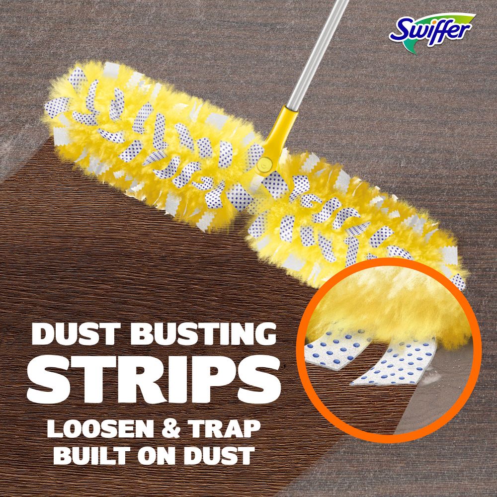 Swiffer Heavy Duty Megasize Duster Kit Lemon Scent - 9pc: Multipurpose, Multi-Surface - Image 5