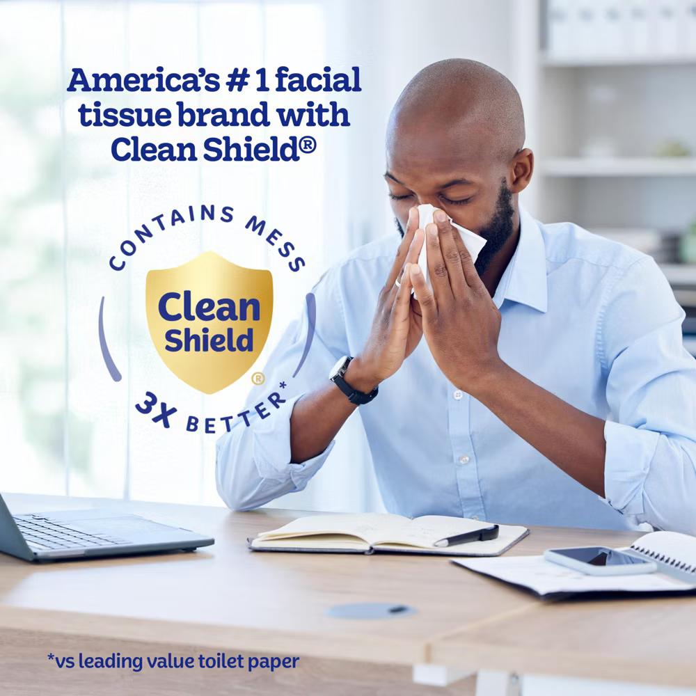 Trusted Care Facial Tissue - 4pk/70ct: Square, 2-Ply - Image 3