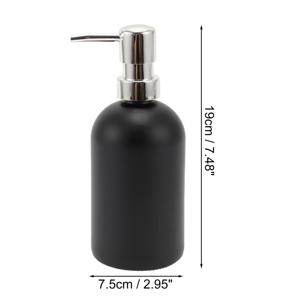 Classic Cylindrical Soap Pump Dispenser for Hotels 400ml 1 Pc - Image 10
