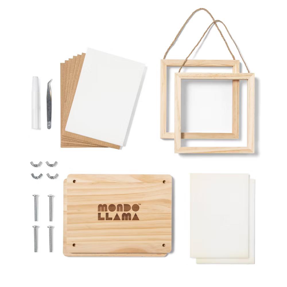 Floral Press with Frame Wood Craft Kit - Flower Drying & Pressing Kit, Nature Art, Non-Toxic, Adult Craft - Image 4