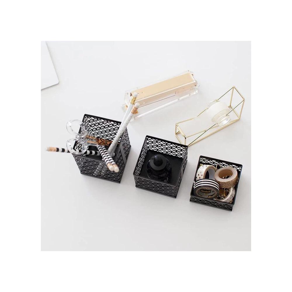 Blu Monaco 6 Piece Interlocking Desk Organizer Set - Image 14