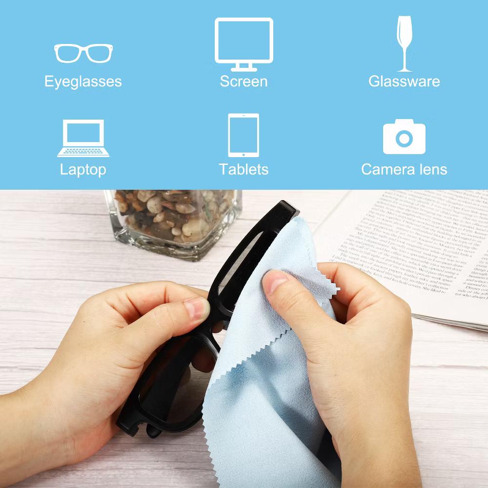Camera Lens Eyeglasses Screens Microfiber Cleaning Cloths 7" 6" 24 Pcs - Image 6