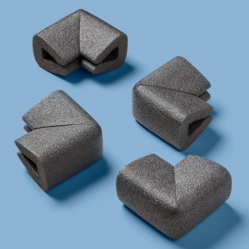 4pk Corner Protectors - Foam Wrap for Moving & Packing Supplies, 8x8, 2lb - Image 2
