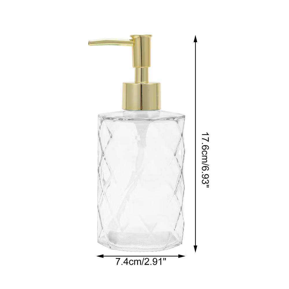 Reusable Diamond-shaped Soap Dispenser 11.16oz 1 Pc - Image 11
