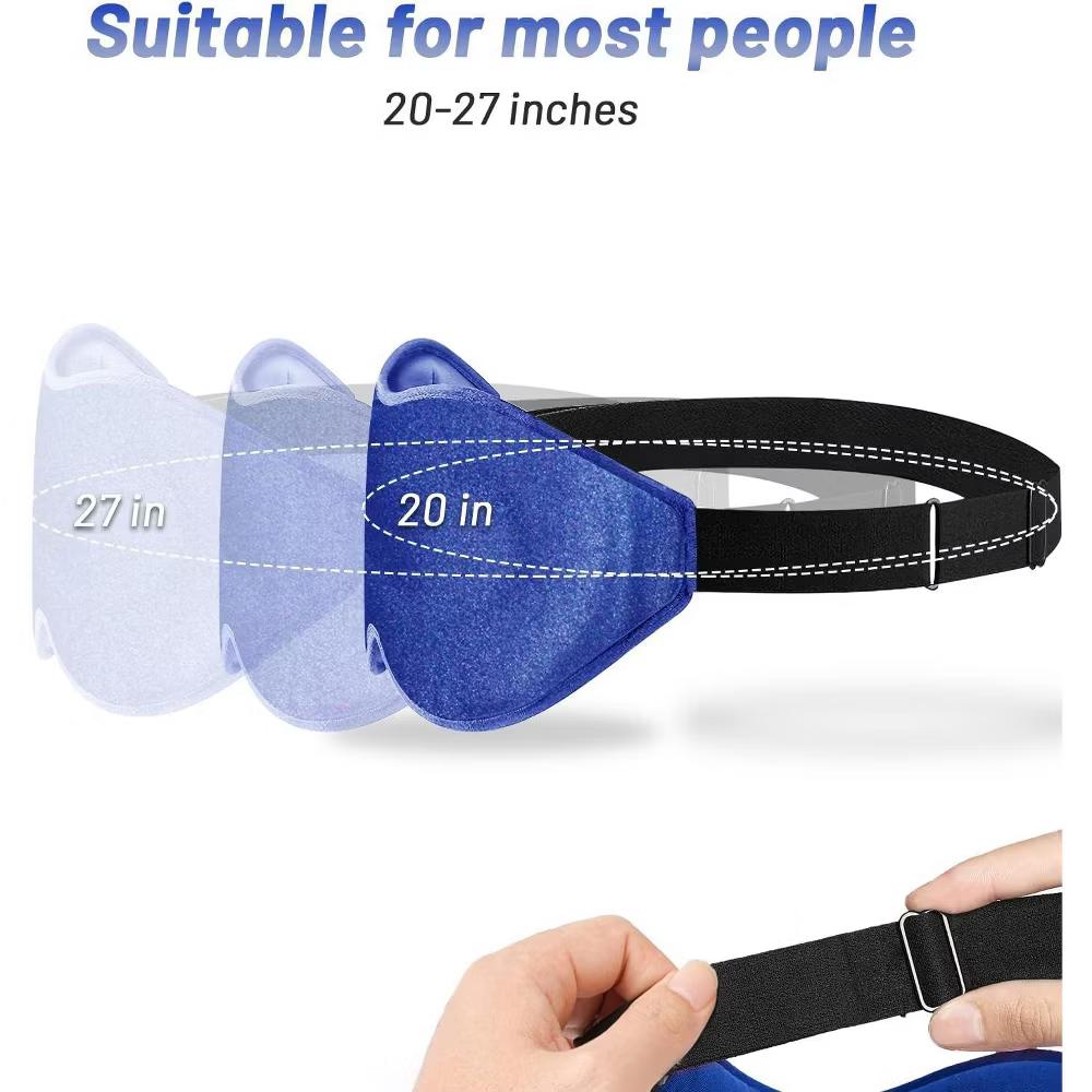 Albatross Health Sleep Eye Mask for Men and Women, Ideal for Lash Extensions, Travel Blackout Night Blindfold with Adjustable Strap - Image 12