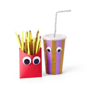 125ct Googly Eyes with Sticker Back Black - Craft Embellishments, Wiggle Eye Stickers, Multicolor PVC