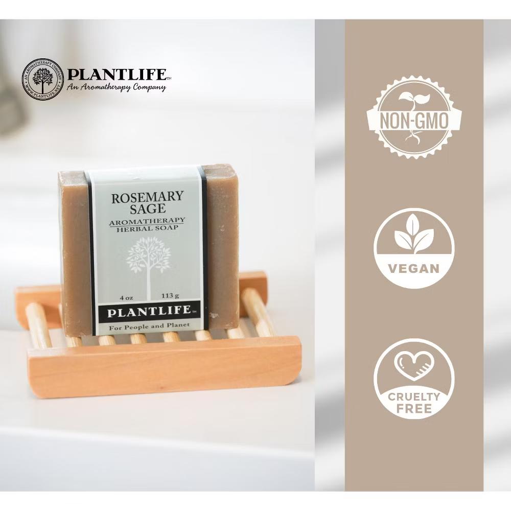 Plantlife Wooden Soap Dish – Eco-Friendly, Water-Draining Holder for Longer-Lasting Soap