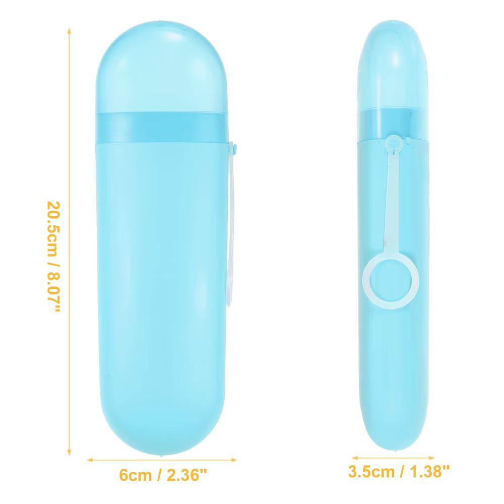 Plastic Dustproof Traveling Portable Toothbrush Case with Hook 1 Pc - Image 4