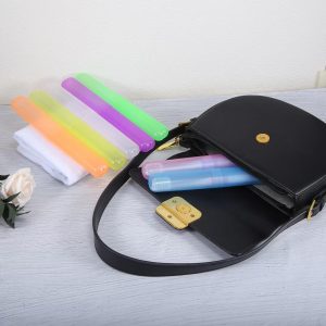 Plastic Lightweight Toothbrush Travel Case 7.48"x1.06" 4 Pcs