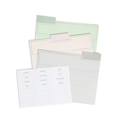 Paper Folder 9ct File Folders with Pockets Soft Pastels - Image 2