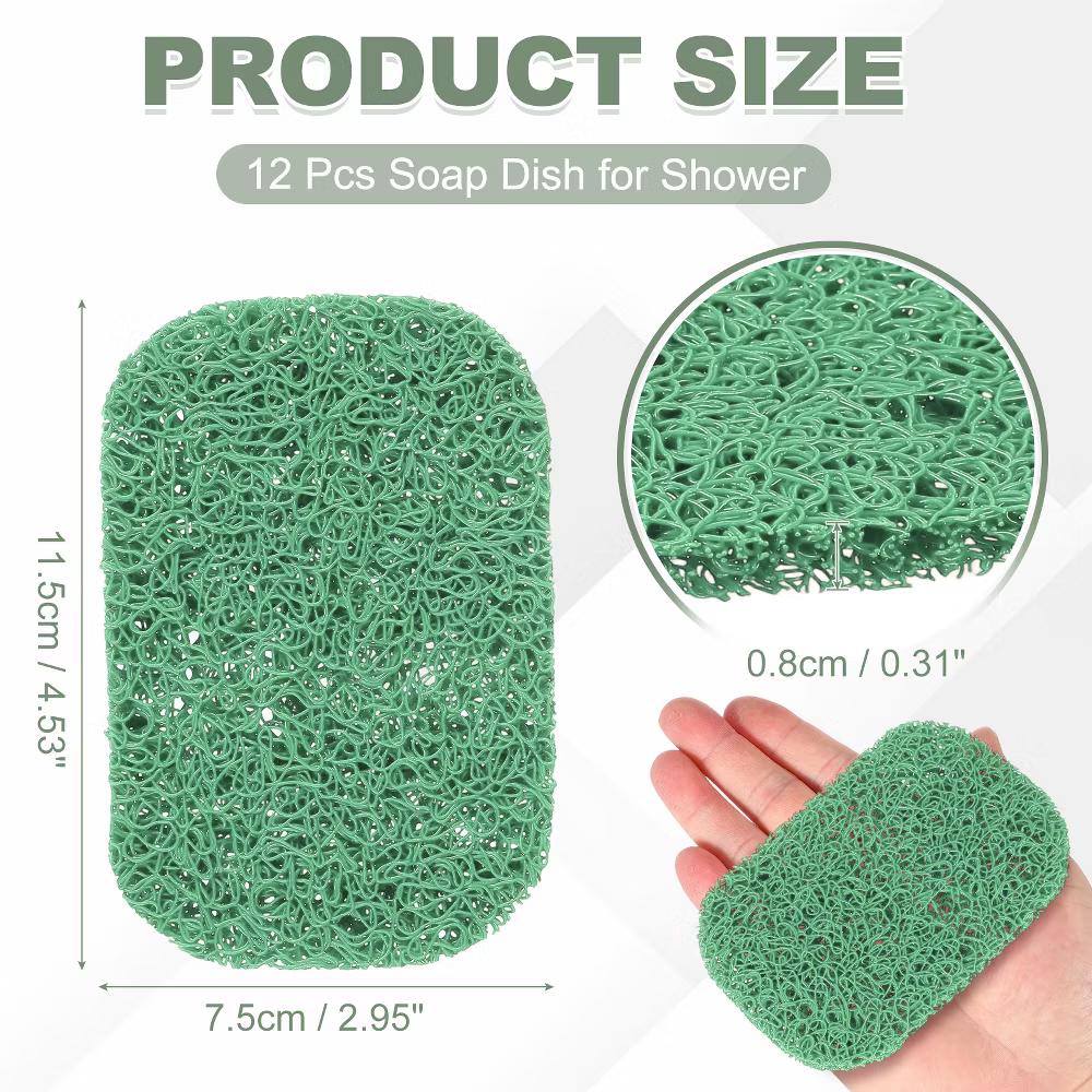 Soap Holder Pads, Soap Dish Saver Holder, Bar Dish Pads Non-Slip Self Draining - Image 27