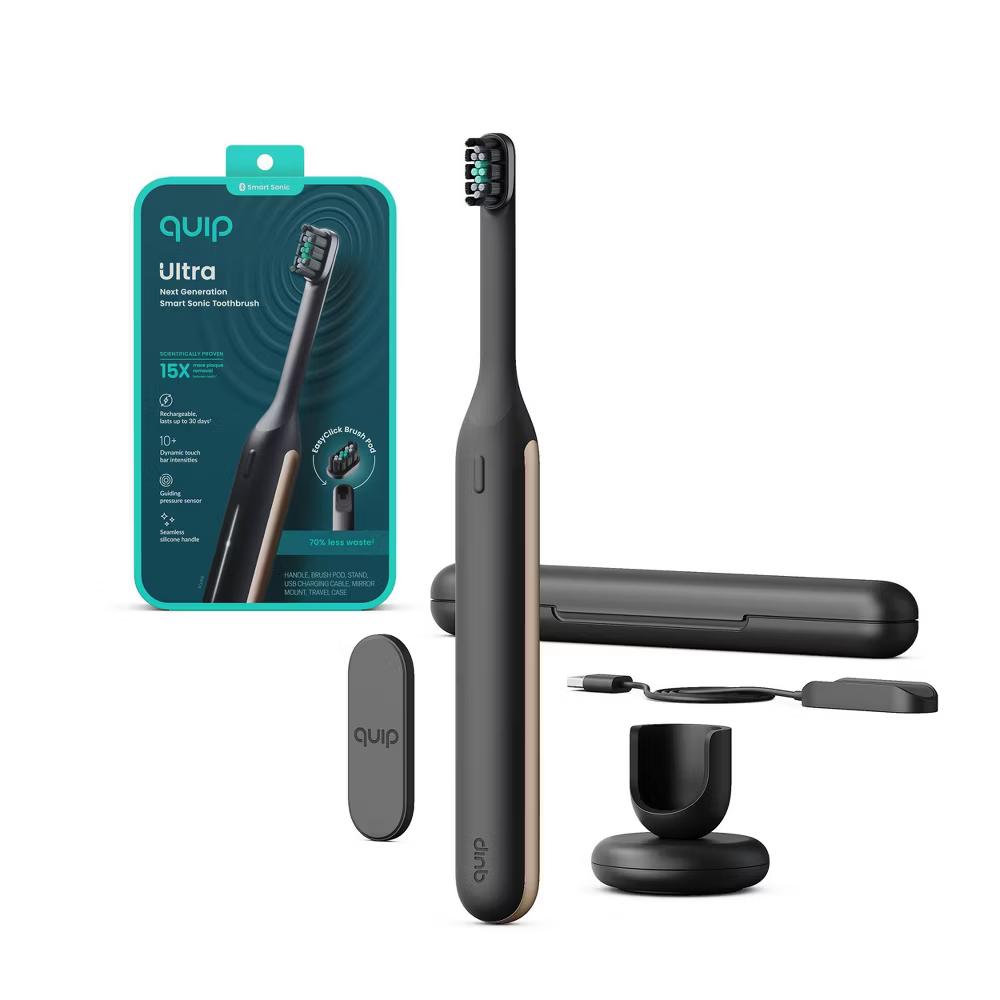 quip Ultra Next Generation Smart Sonic Electric Toothbrush with Travel Case - Image 28