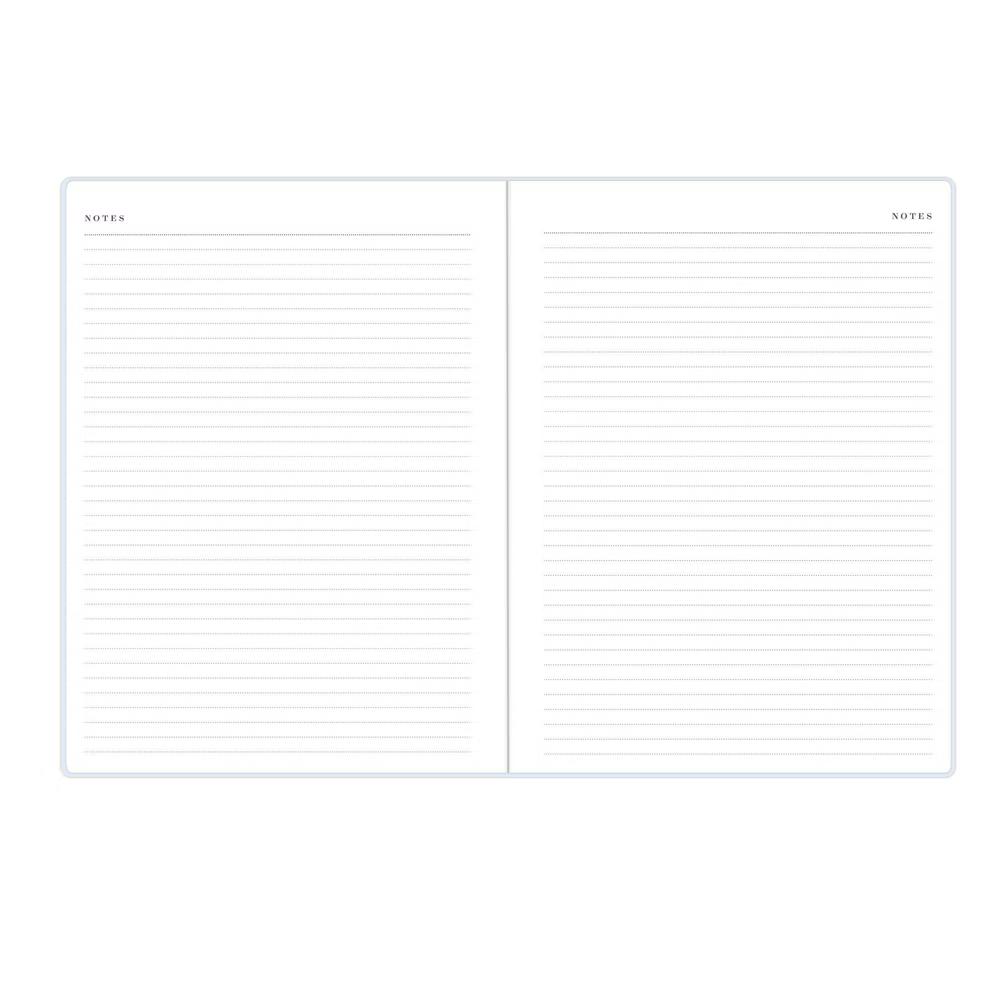 Day Designer 6"x8" 2026-2027 Boutique Edition Weekly/Monthly Planner Ticking Stripe Blue Bookbound - Image 6