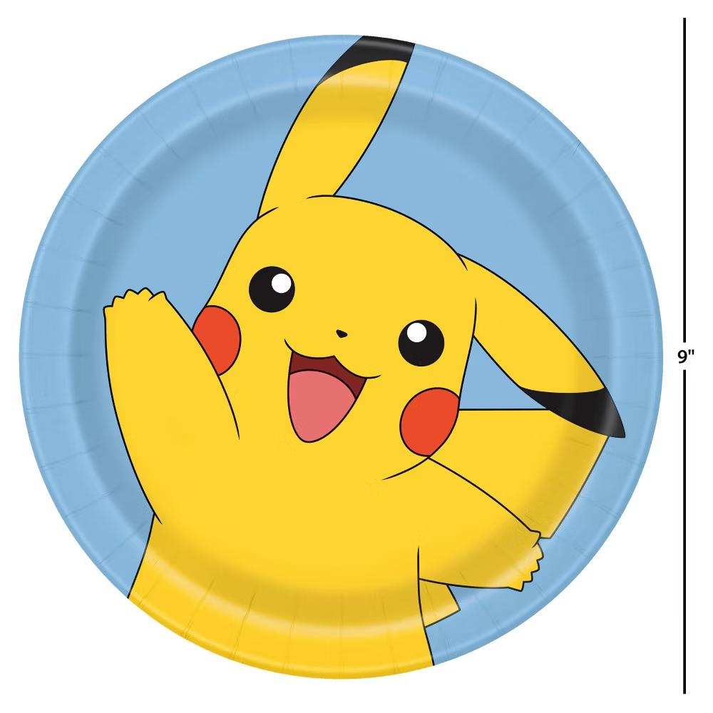 9" 8ct Party Dinner Paper Plates