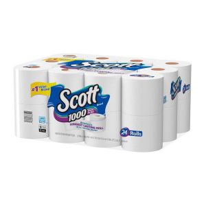 Scott 1000 Septic-Safe 1-Ply Toilet Paper