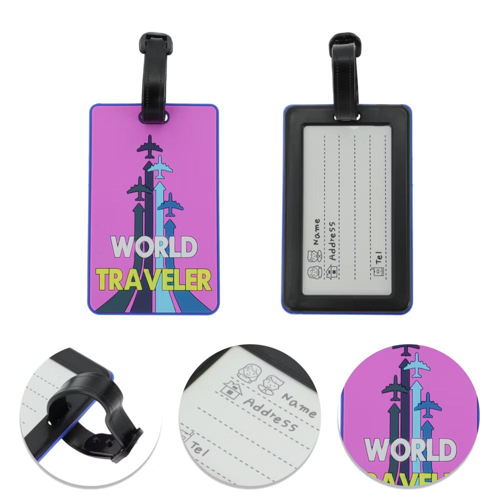 WORLD Pattern Luggage Tag 1 Pc - Image 9