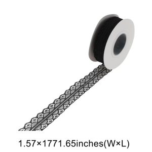 Ribbon Lace with Cut-out Polyamide 866.14"x1.18" 1 Pc