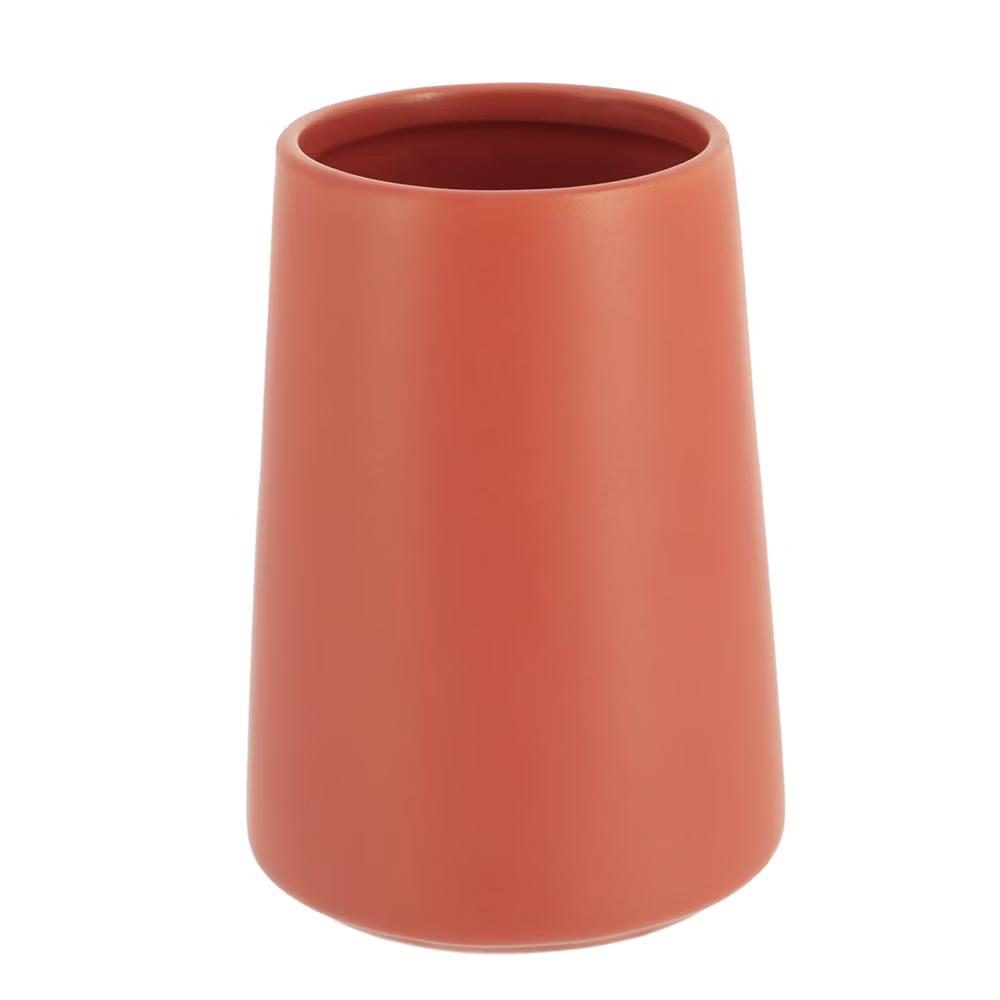 French Home Goods Elegant Stoneware Bathroom Tumbler & Toothbrush Holder - Flared Shape, 14 oz - Image 9