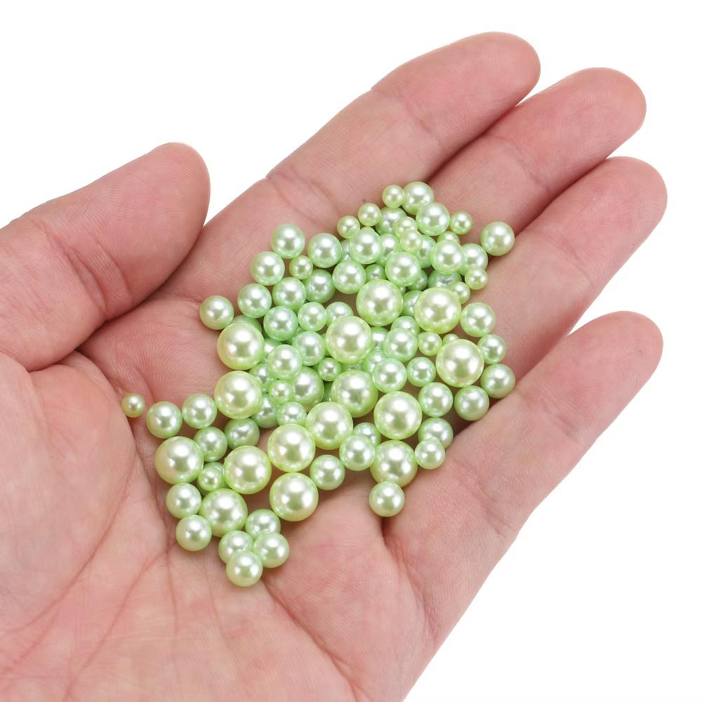 No Hole ABS Round Faux Pearl for Vase Fillers DIY Home Decoration 800 Pcs - Image 46