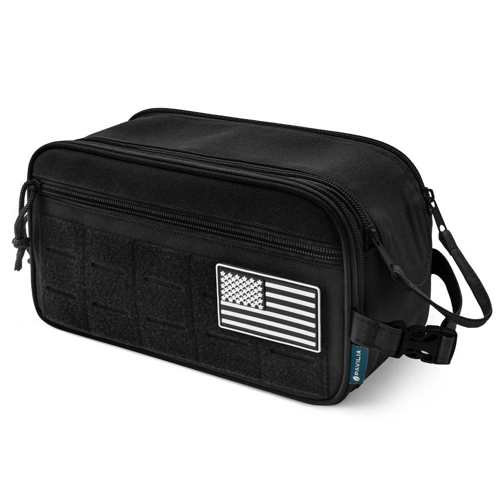Tactical Toiletry Bag for Men, Hygiene Travel Bag, Military Dopp Kit, Water Resistant Molle Pouch, Shaving Grooming Organizer Case - Image 43