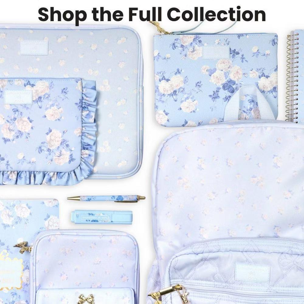 LoveShackFancy - Everblooming Rosettes Mouse Pad Breezy Blue