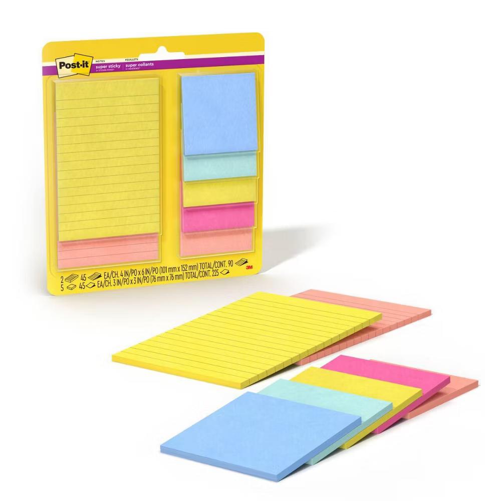 Summer Joy Super Sticky Notes 7pk - Image 12