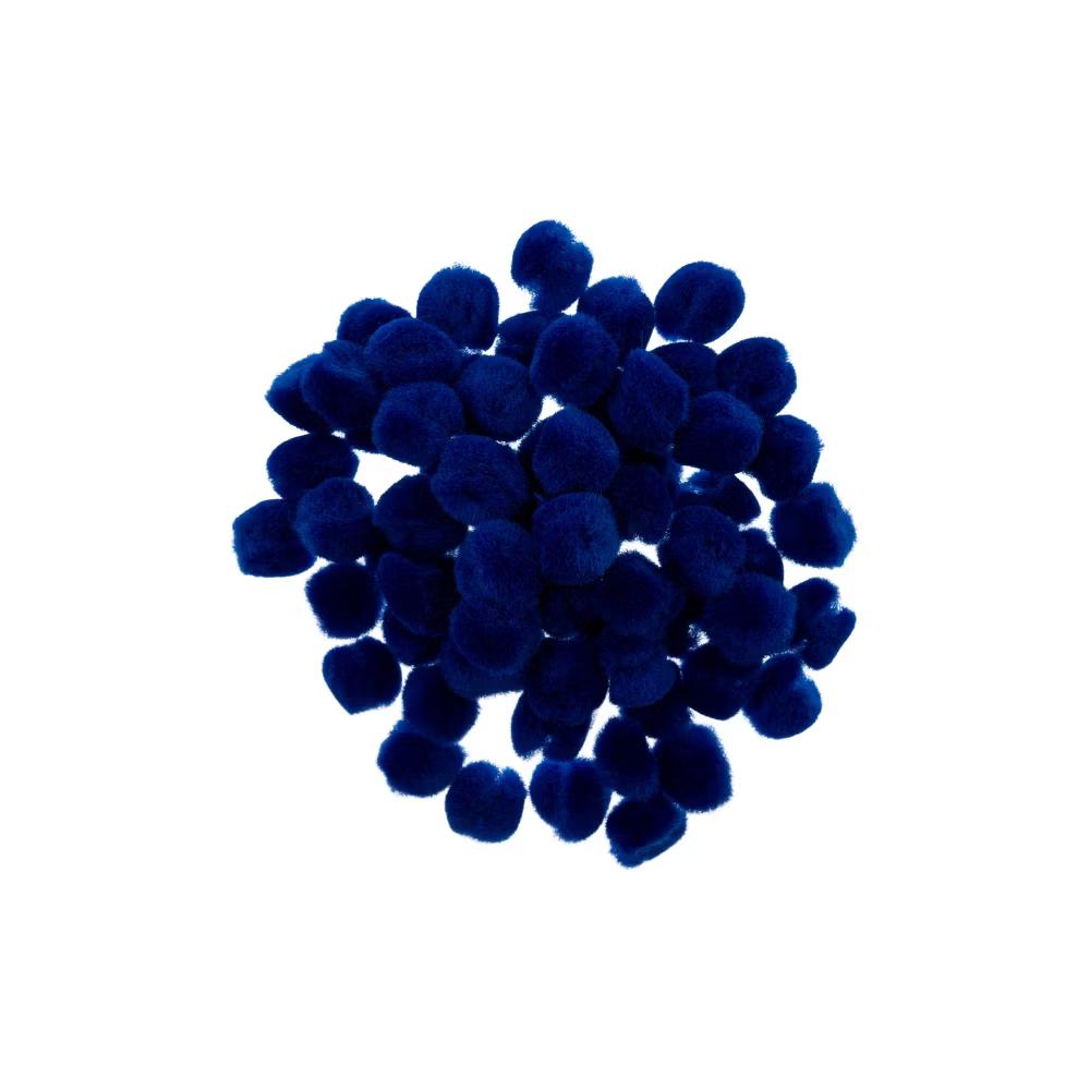 65ct 0.5in Mini Pom Poms for DIY Arts and Crafts, Tiny Acrylic Poms Craft Embellishments - Image 15
