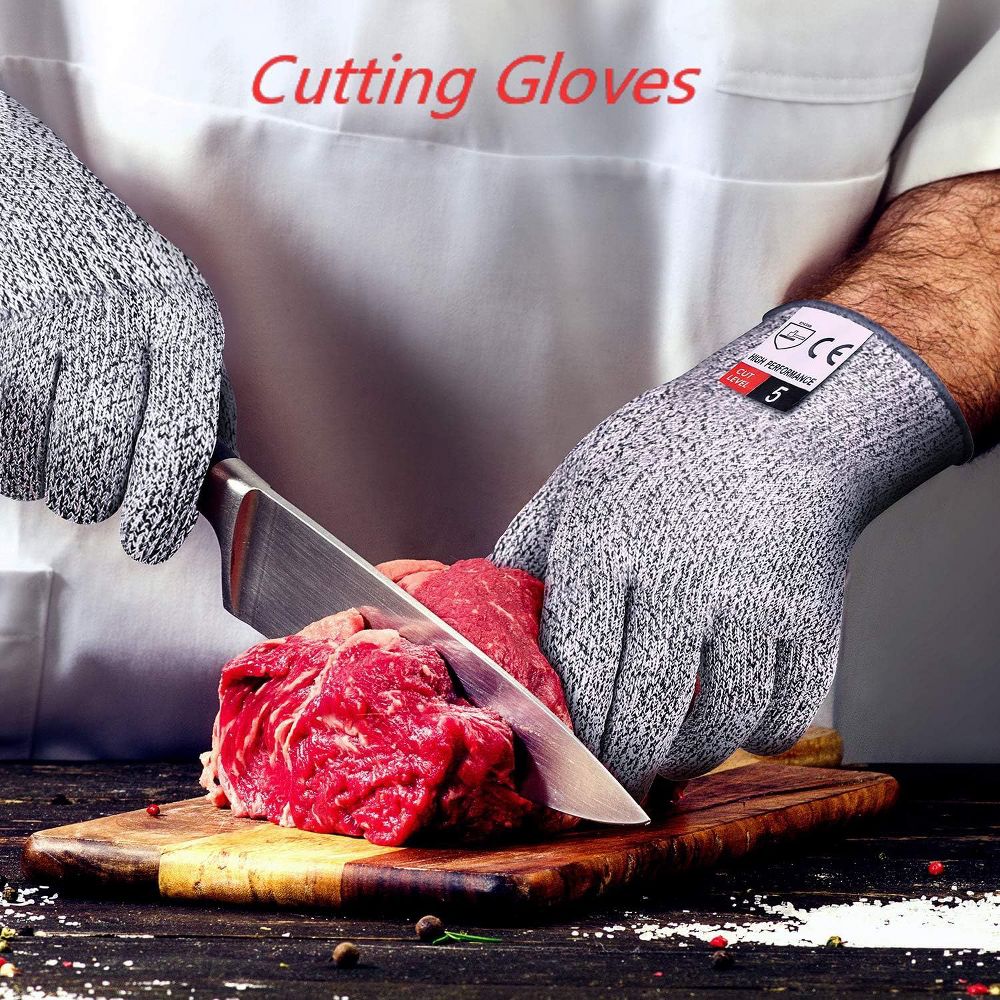 Cut Resistant Gloves, Level 5 protection for kitchen use. Great for meat cutting, wood carving, slicing. Upgrade your safety - Image 3
