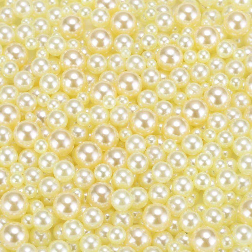 No Hole ABS Round Faux Pearl for Vase Fillers DIY Home Decoration 800 Pcs - Image 56