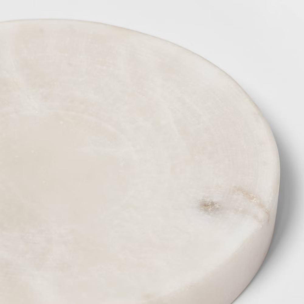 Marble Soap Dish White - Image 3
