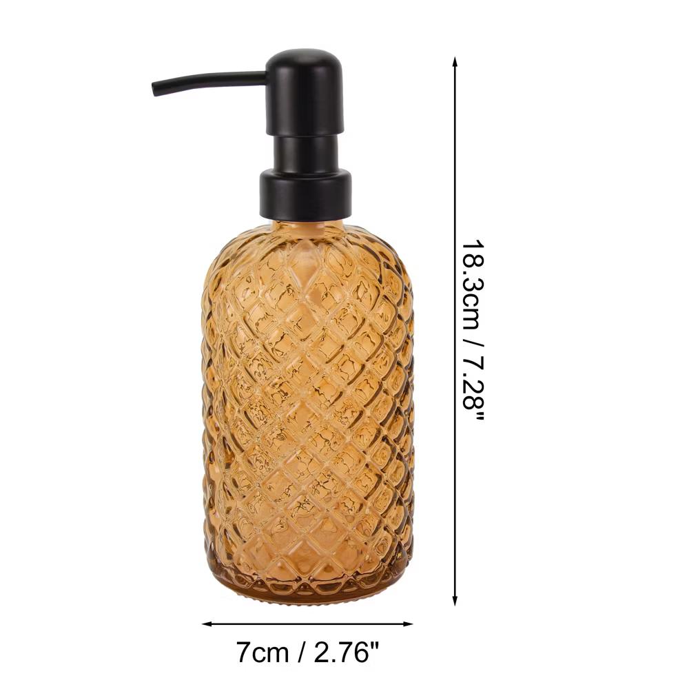 Simple Cylindrical Soap Pump Dispenser 400ml 1 Pc - Image 40