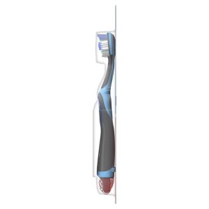 360 Vibrate Deep Clean Battery Operated Electric Toothbrush - Soft - 2ct