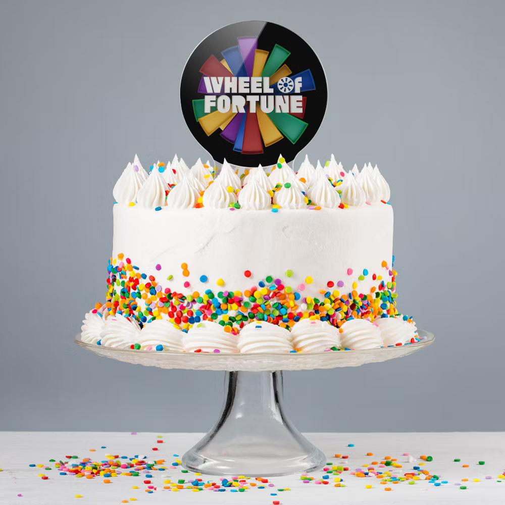 Wheel Of Fortune Wheel Of Fortune Onion Logo Acrylic Cake Topper - Image 6
