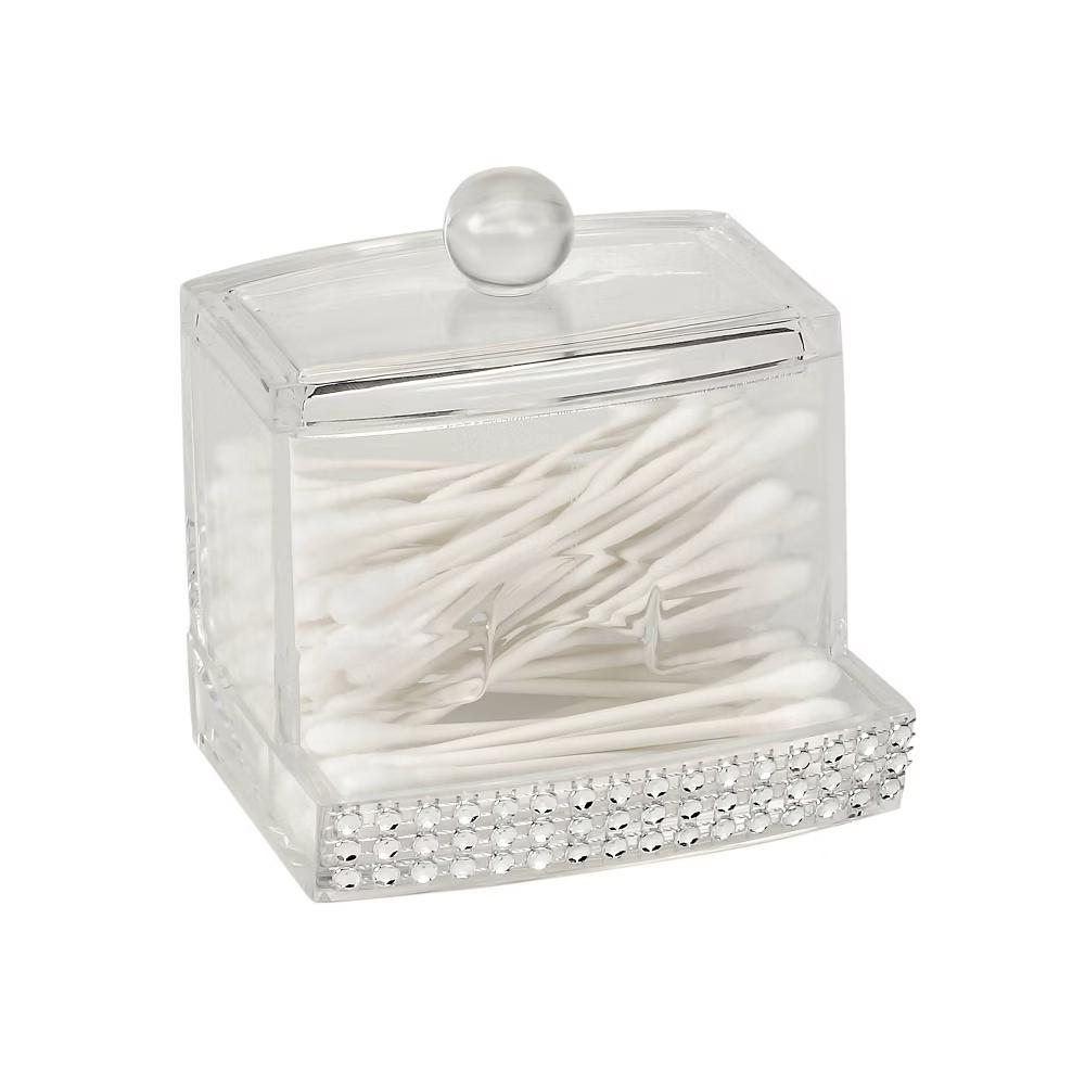 Bathroom Q-Tips Holder Chrome - Laura Ashley - Image 3