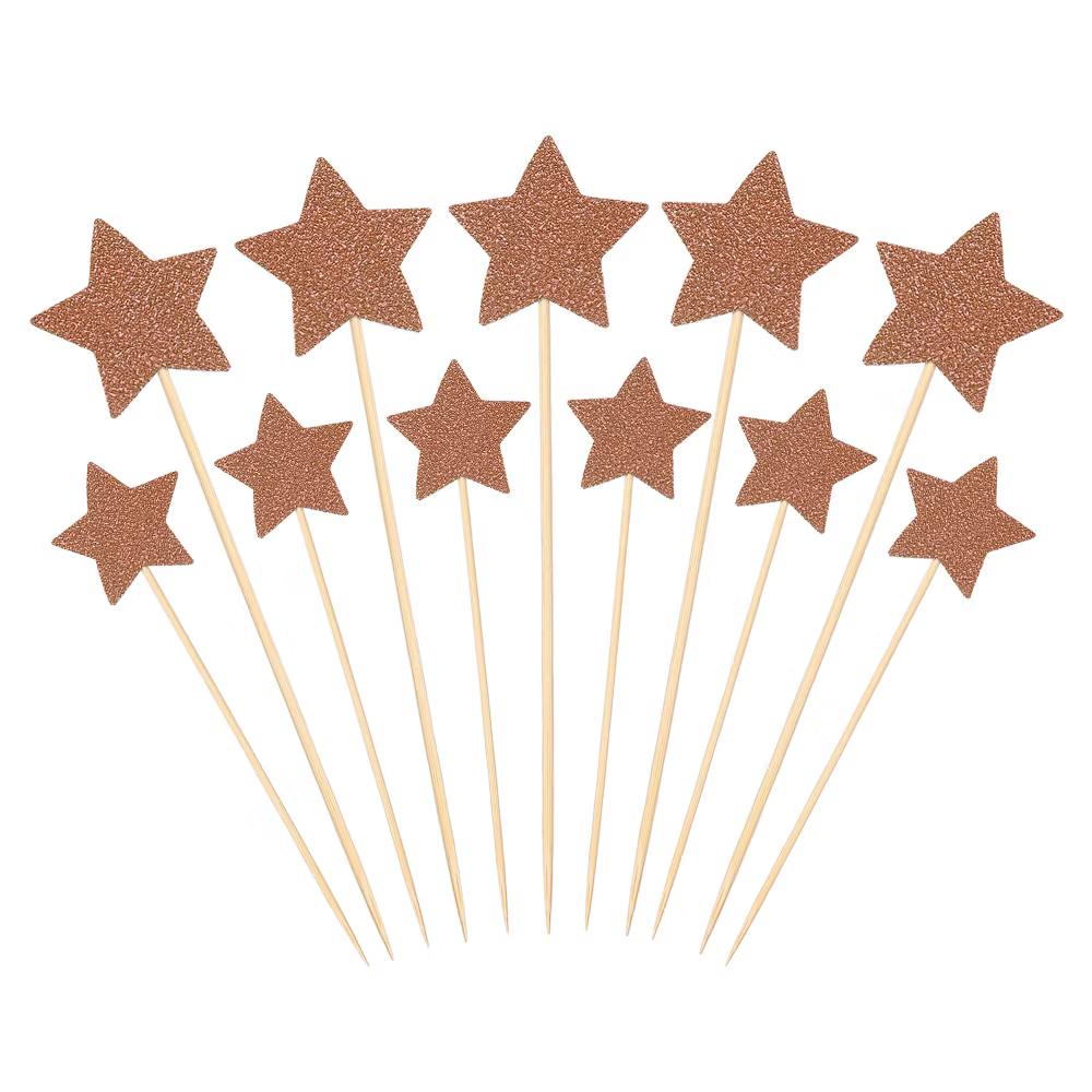 Birthday Party Supplies Little Star Cupcake Toppers 50 Pcs - Image 18
