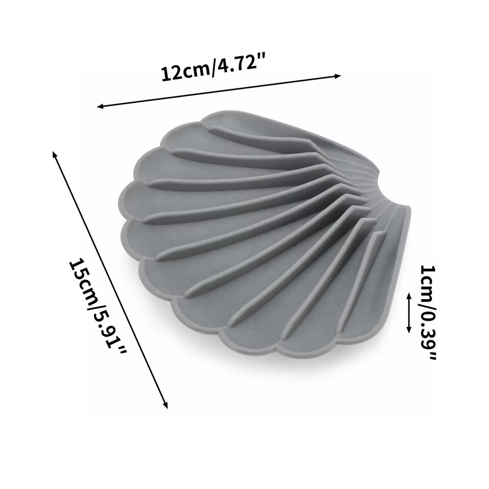 Seashell Shape Soap Dish 1 Pc - Image 4
