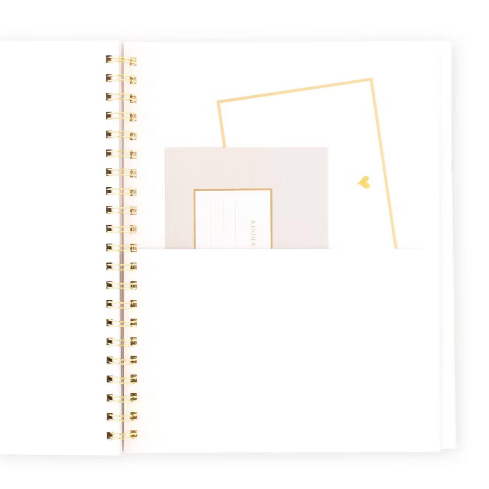 Essentials 8.5"x11" Large Wirebound Frosted Poly 2026-2027 Weekly/Monthly Planner Dusty Blue - Image 5